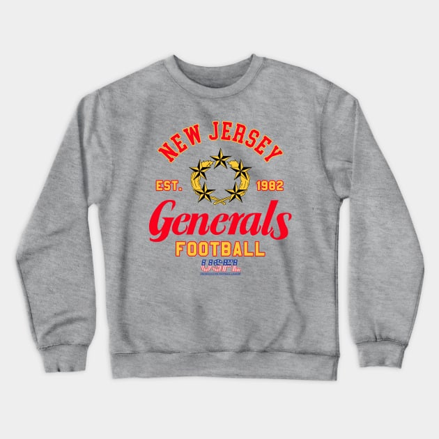 New Jersey Generals Crewneck Sweatshirt by Tee Arcade